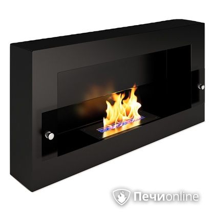 Биокамин ЭкоЛайф Window Fat Glass black burgundy в Алматы
